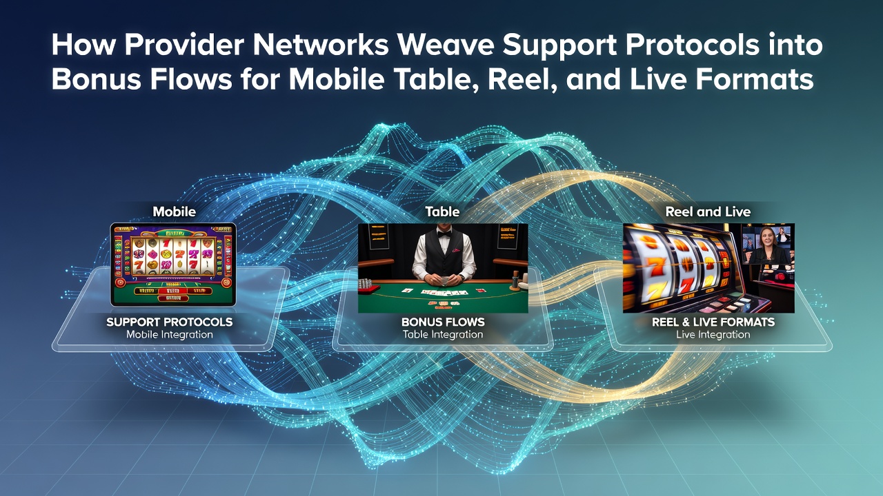 Darstellung von Provider-Netzwerken mit integrierten Support-Protokollen in mobilen Bonus-Systemen für Casino-Formate